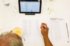 Notizen und Bewertungen bei Weinprämierungen